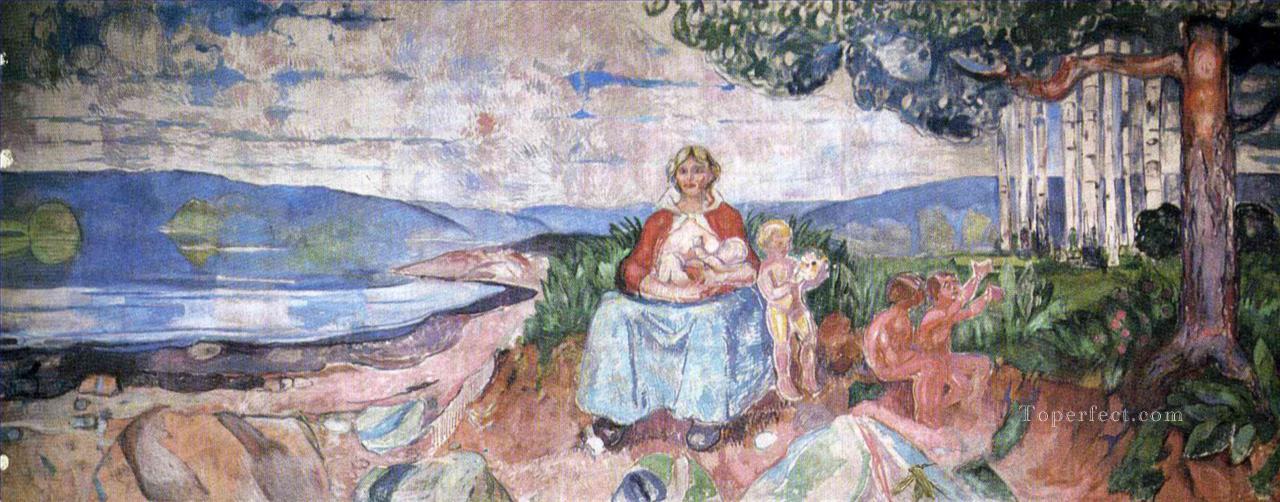 alma mater 1916 Edvard Munch Oil Paintings